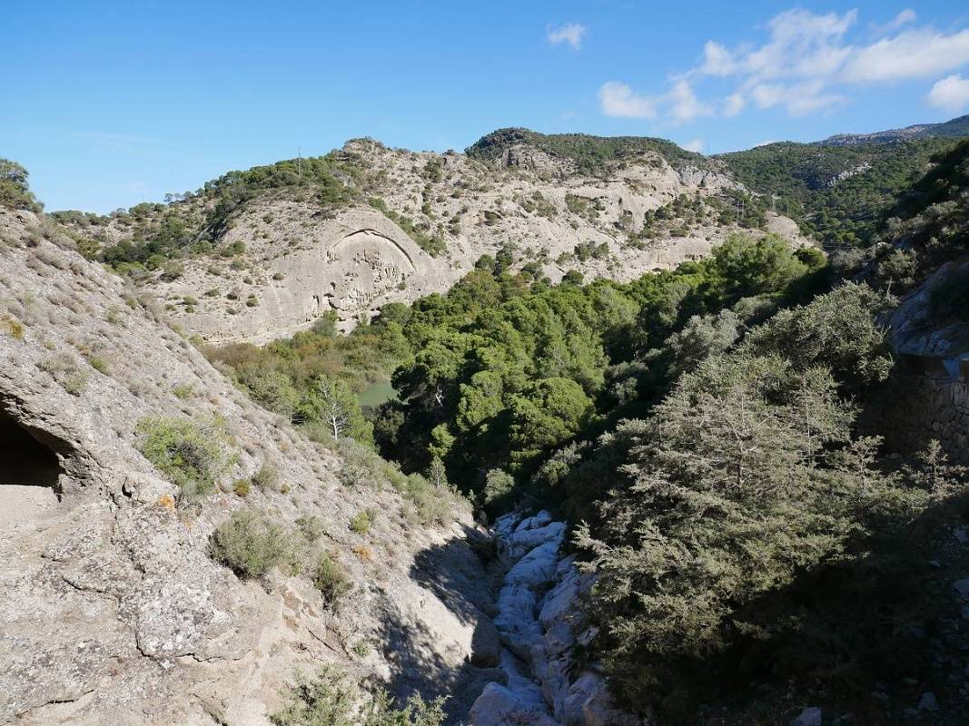 Cesta k platenej časti Caminita