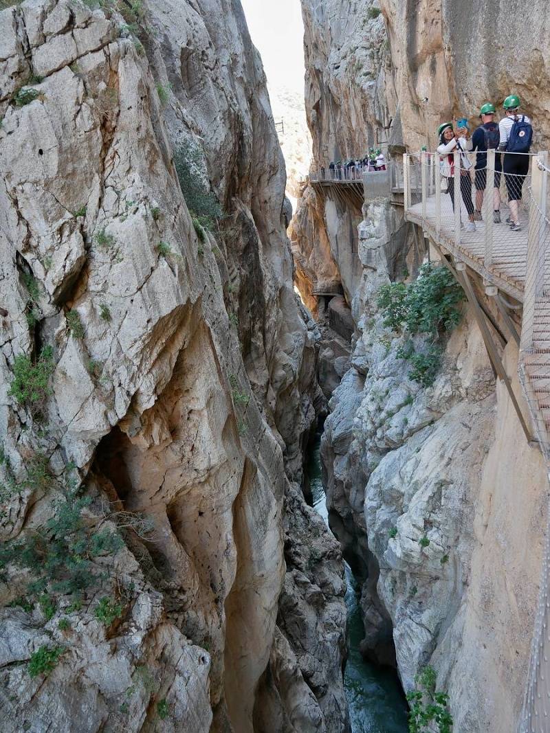 Caminito del Rey - prvá roklina