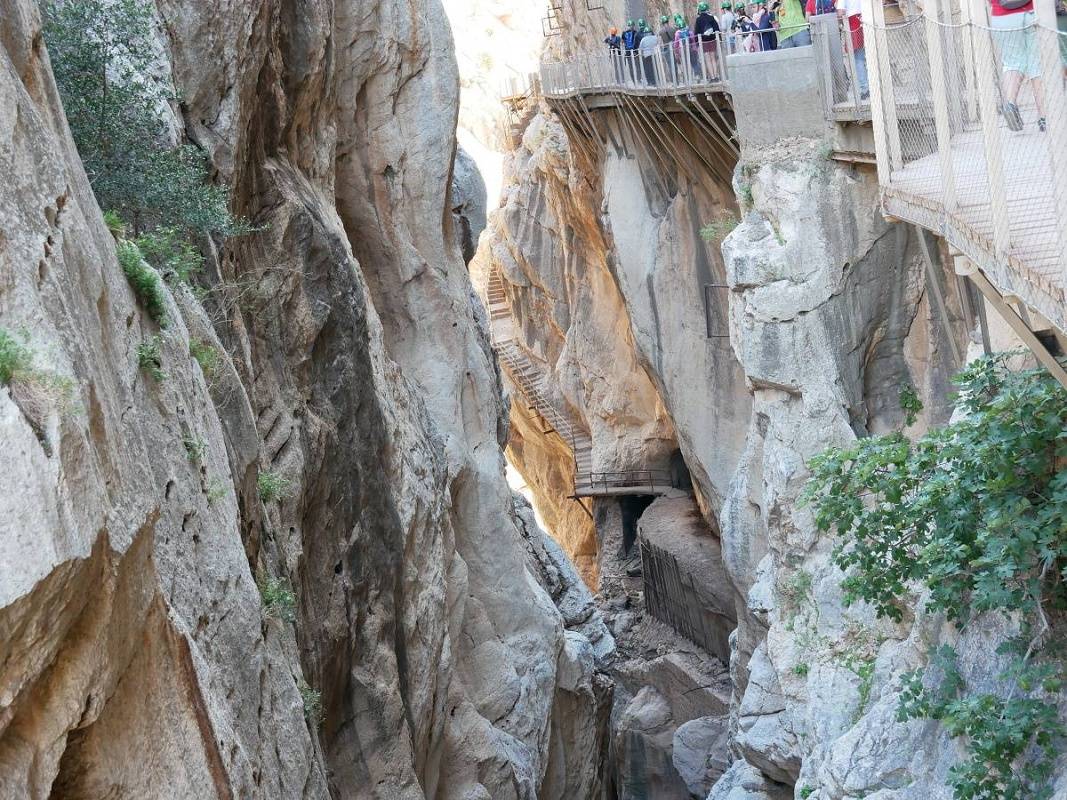 Caminito del Rey - prvá roklina