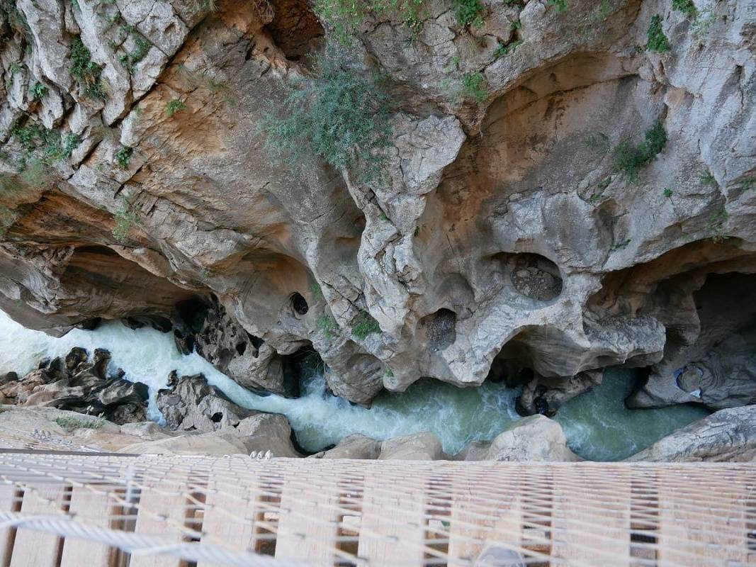 Caminito del Rey - prvá roklina