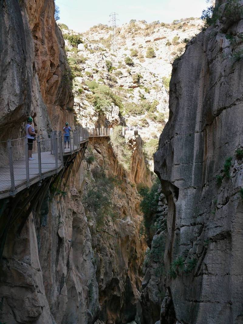 Caminito del Rey - prvá roklina
