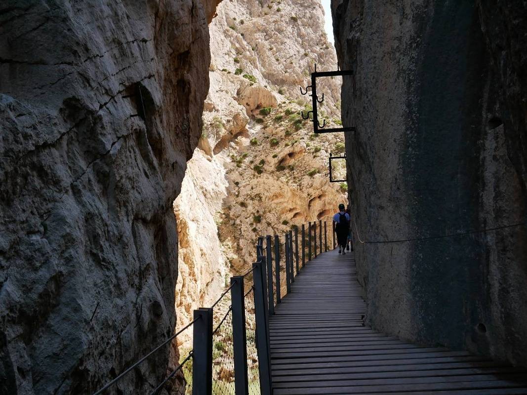 Caminito del Rey - prvá roklina