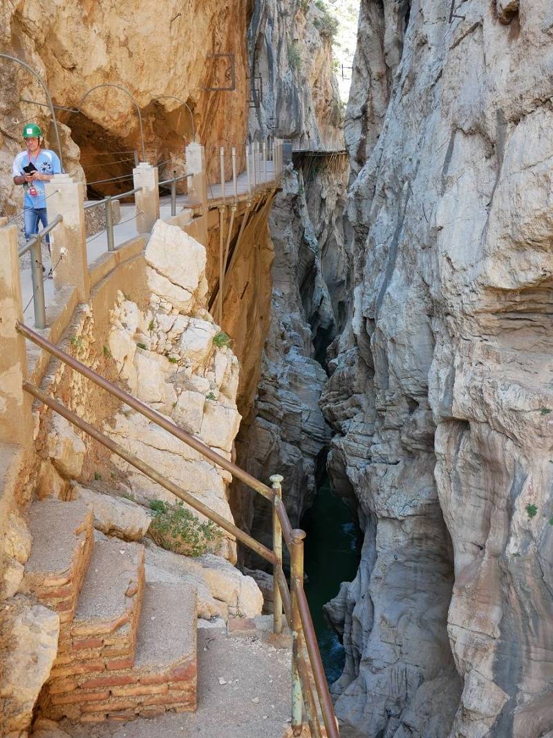 Caminito del Rey - prvá roklina