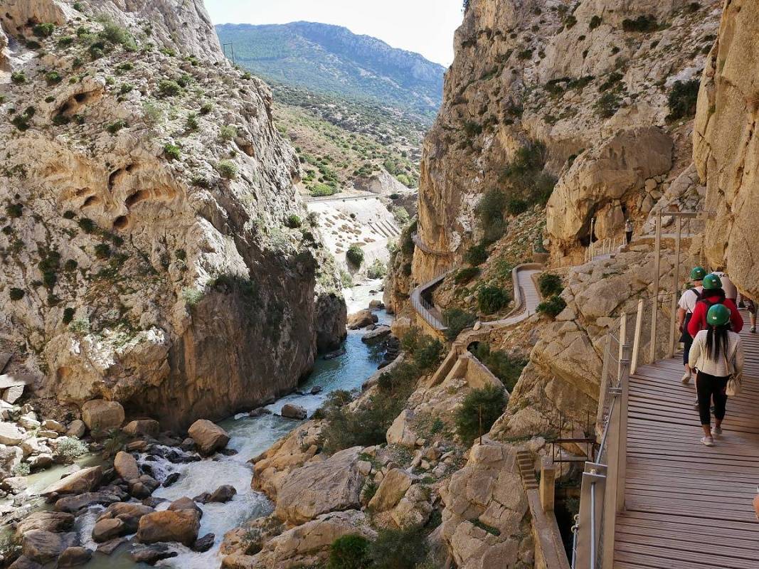 Caminito del Rey - prvá roklina