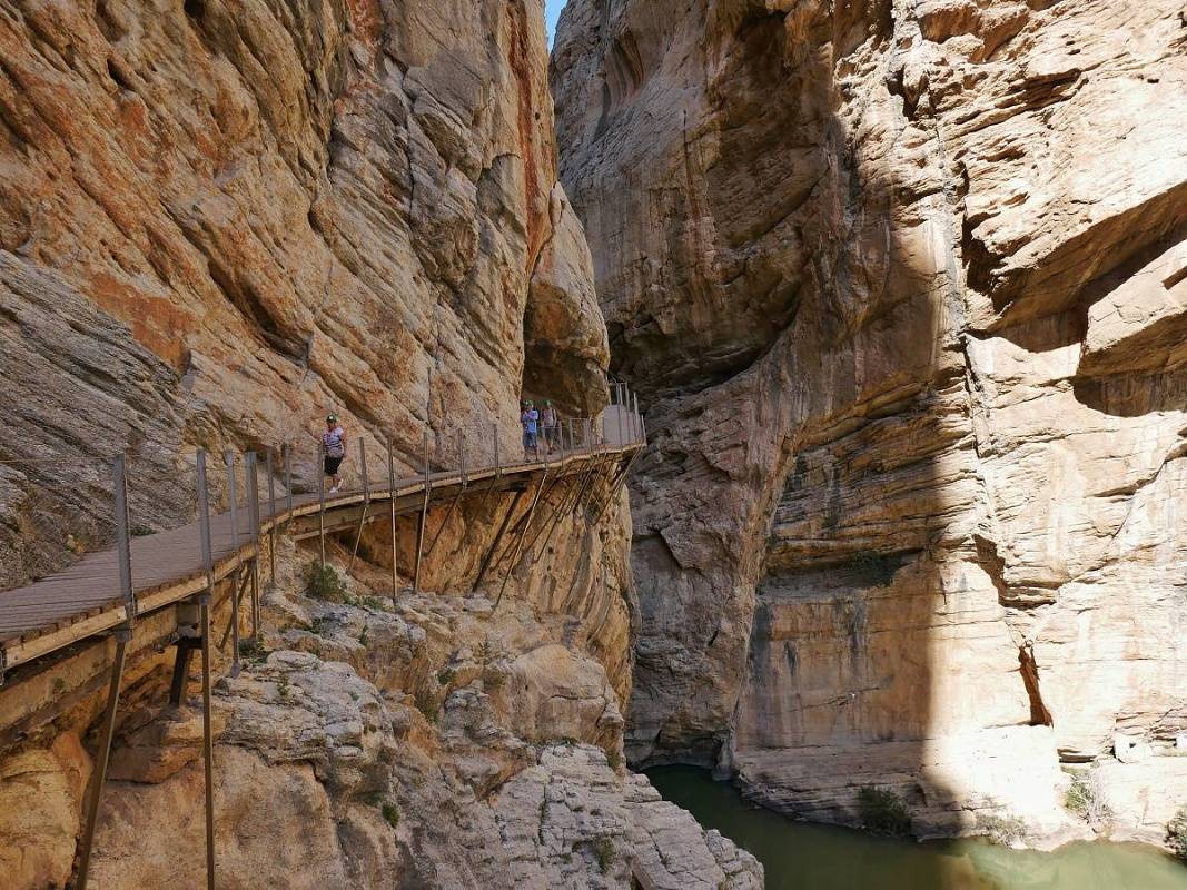 Caminito del Rey - prvá roklina