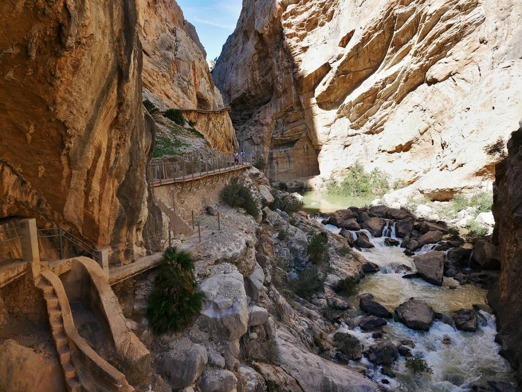 Caminito del Rey - prvá roklina