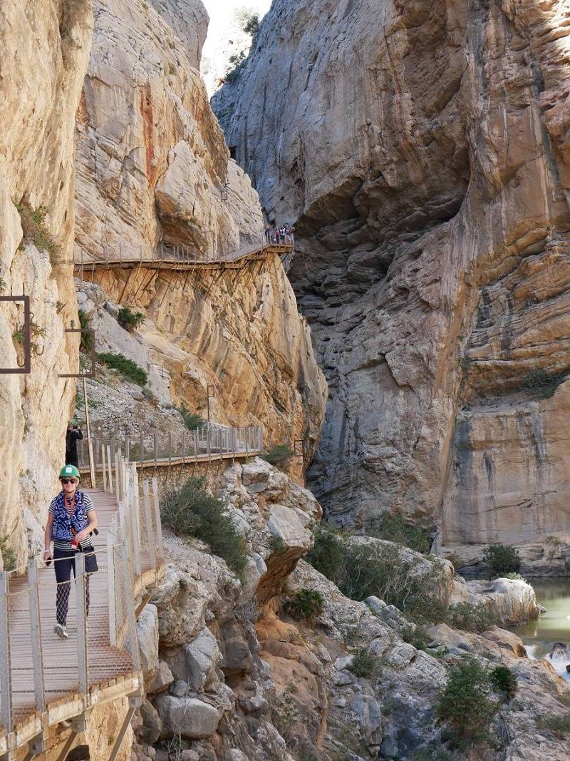 Caminito del Rey - prvá roklina