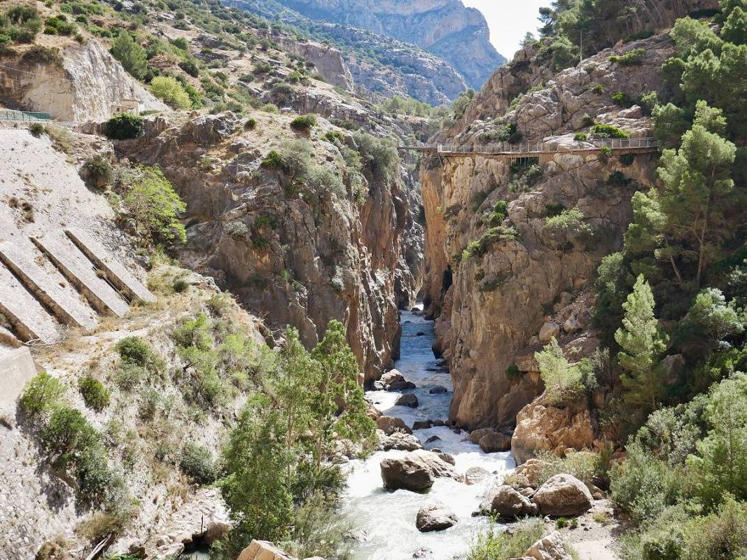 Caminito del Rey - prvá roklina