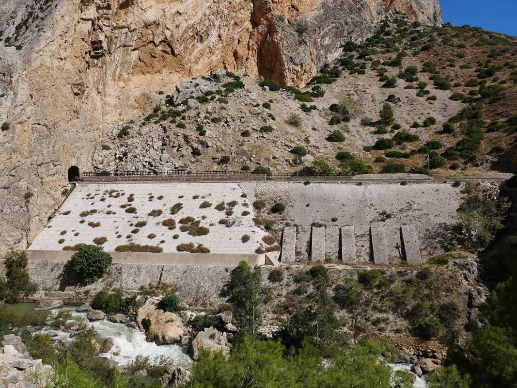 Caminito del Rey - prvá roklina