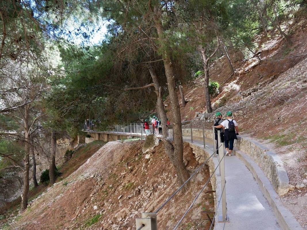 Caminito del Rey - prvá roklina