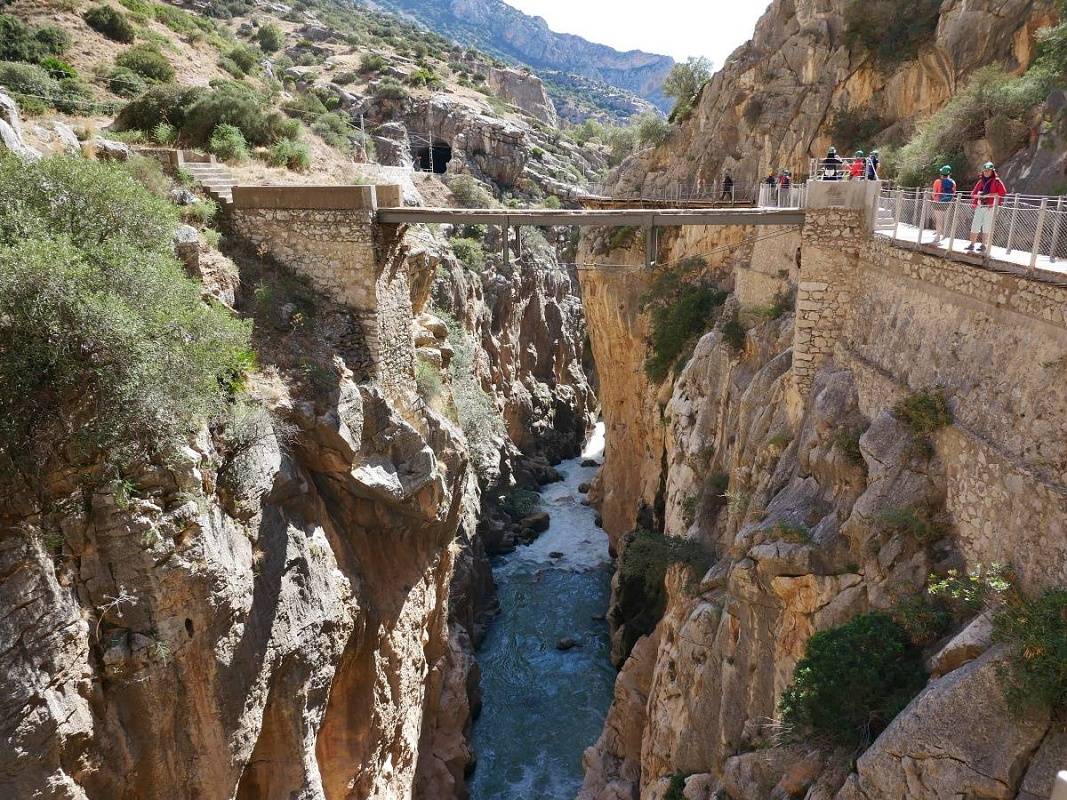 Caminito del Rey - prvá roklina
