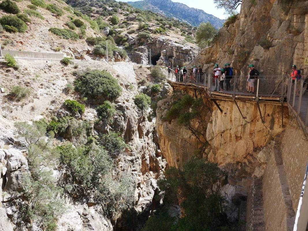 Caminito del Rey - prvá roklina