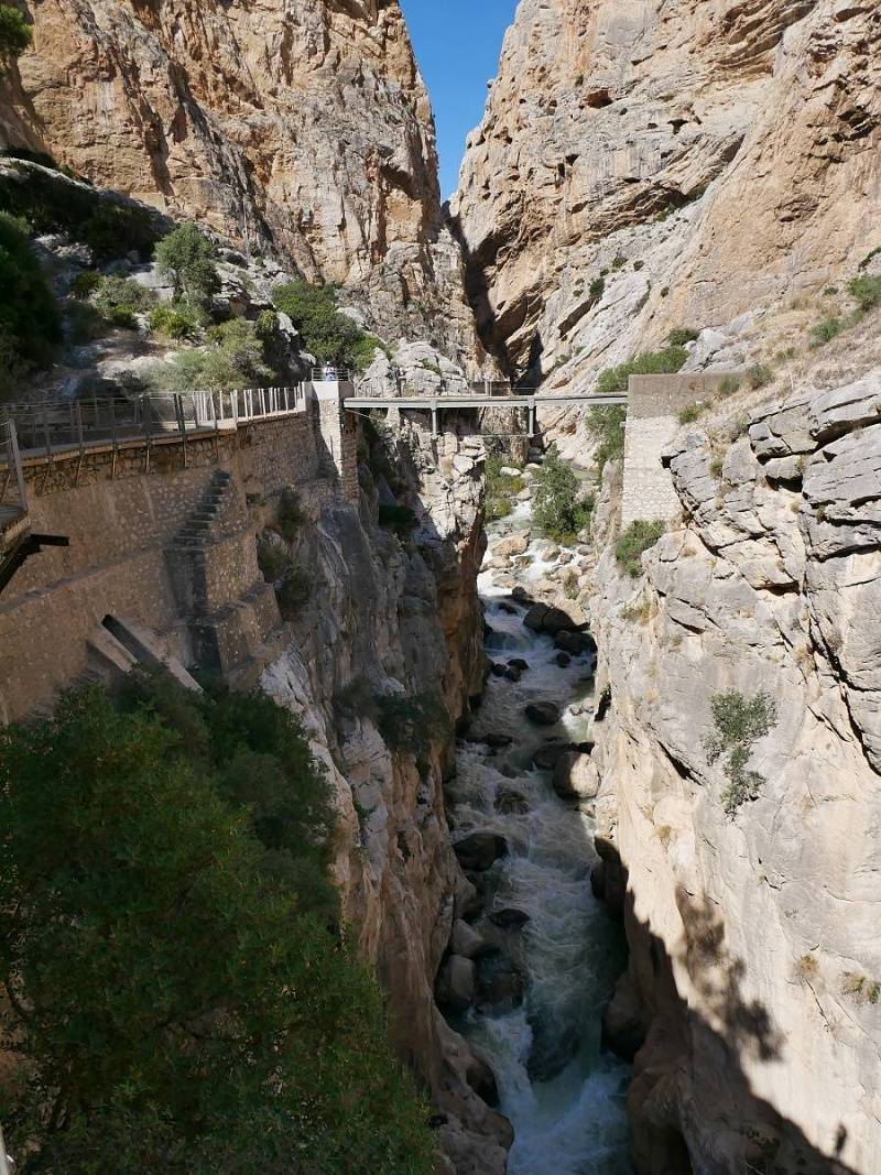 Caminito del Rey - prvá roklina