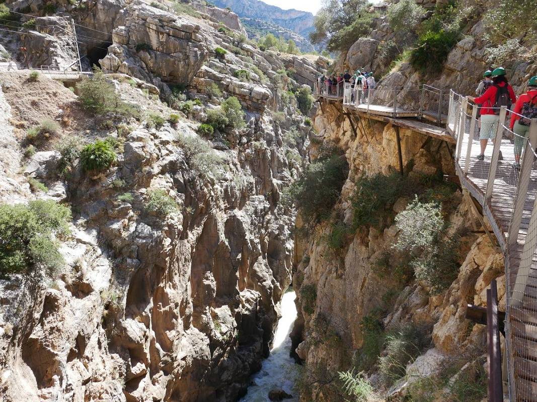 Caminito del Rey - prvá roklina