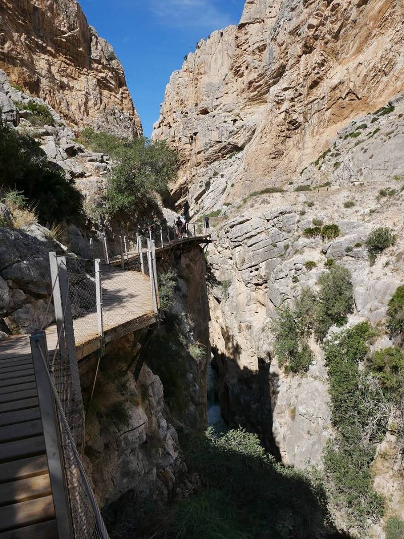 Caminito del Rey - prvá roklina