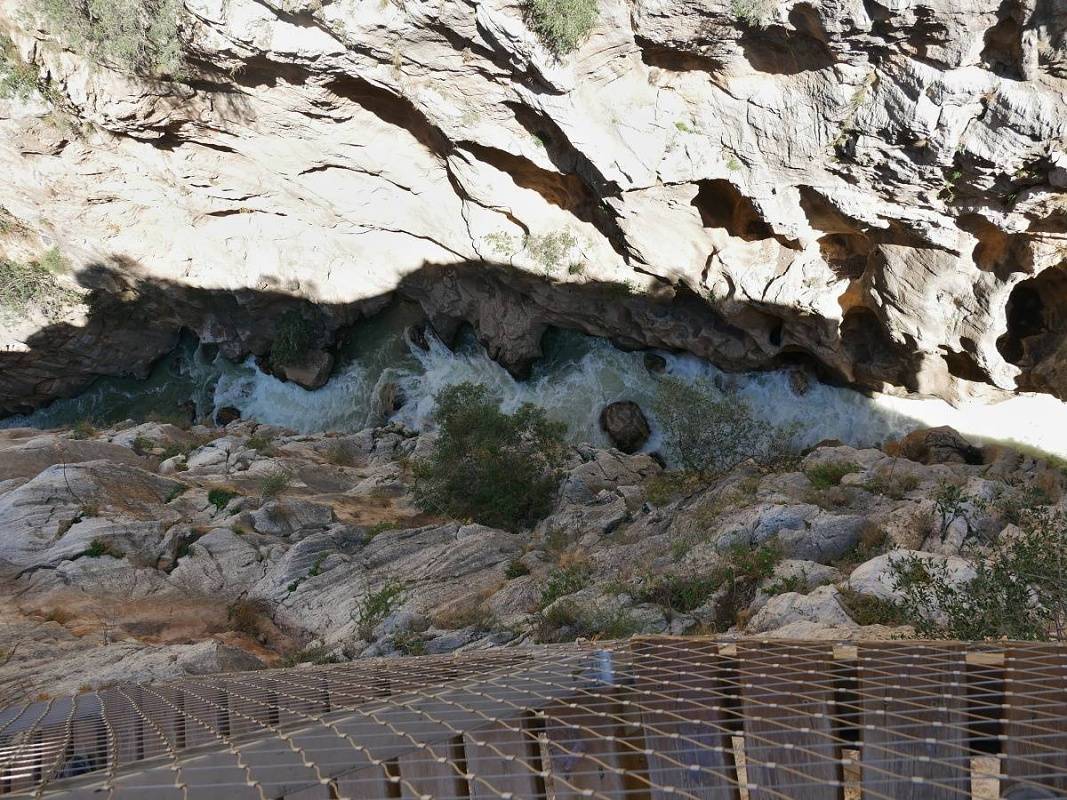 Caminito del Rey - prvá roklina