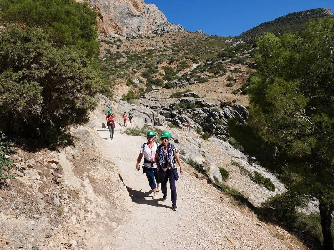 Caminito del Rey - údolie