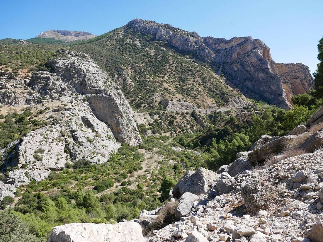 Caminito del Rey - údolie