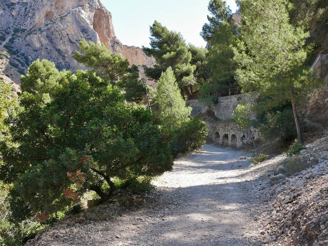 Caminito del Rey - údolie