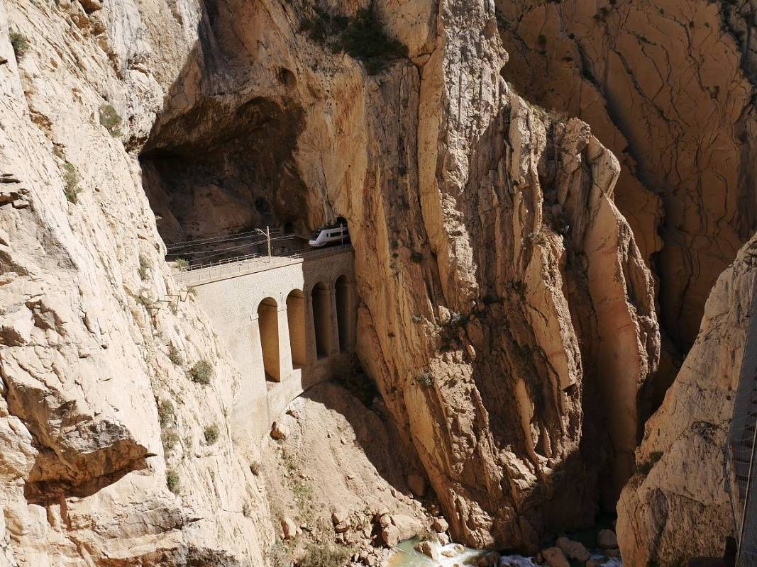 Caminito del Rey - druhá roklina - stihli sme vlak!