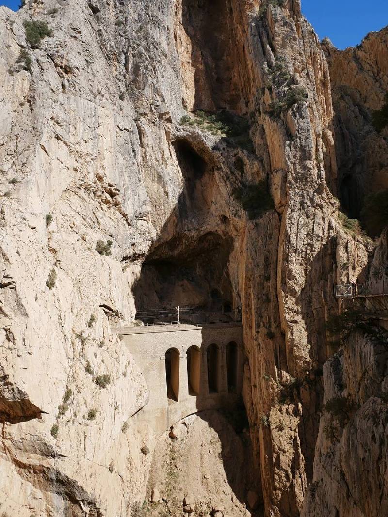 Caminito del Rey - druhá roklina - prvýkrát ľutujem, že nemám širokouhlý objektív