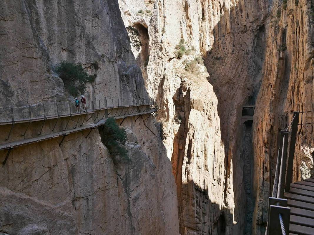 Caminito del Rey - druhá roklina