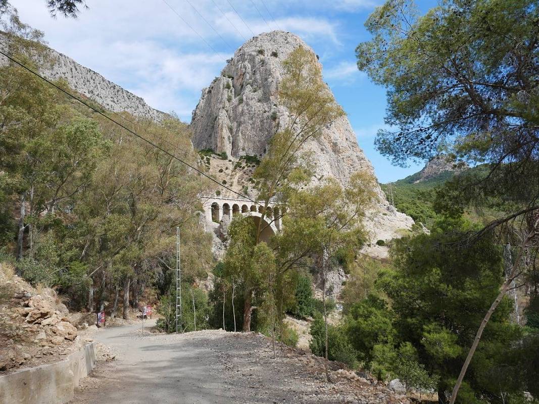 Caminito del Rey - blížime sa k EL Chorro
