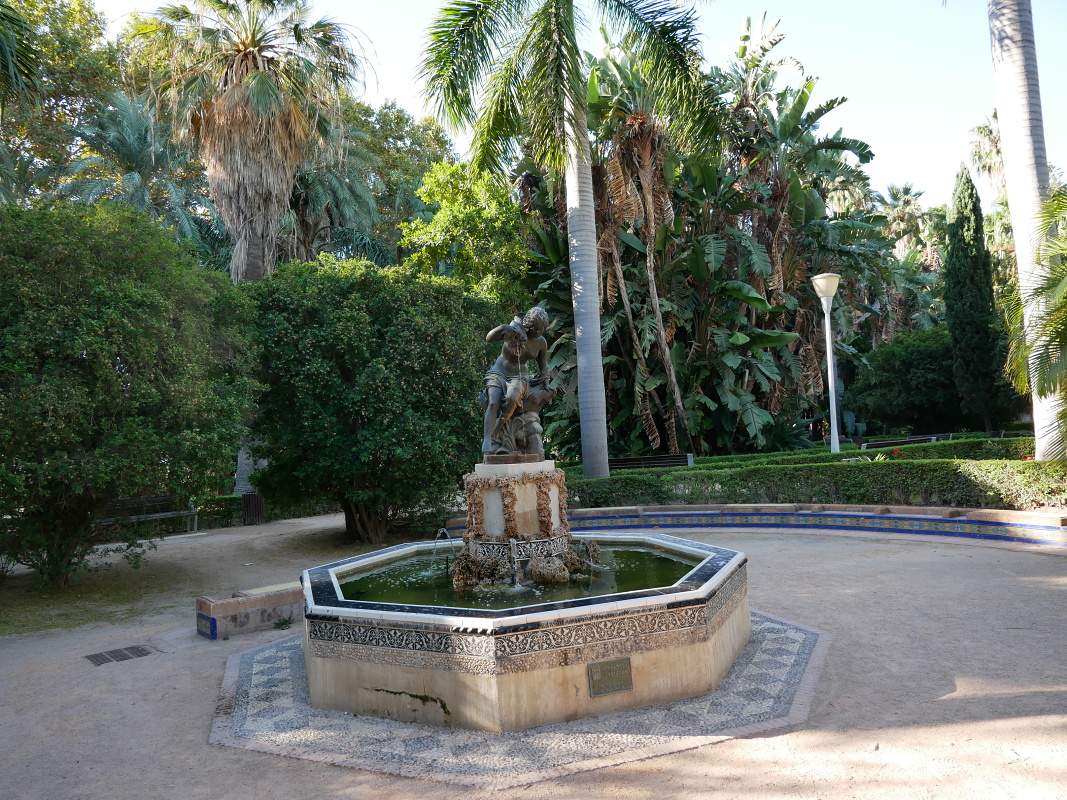 Mestský park v Malage