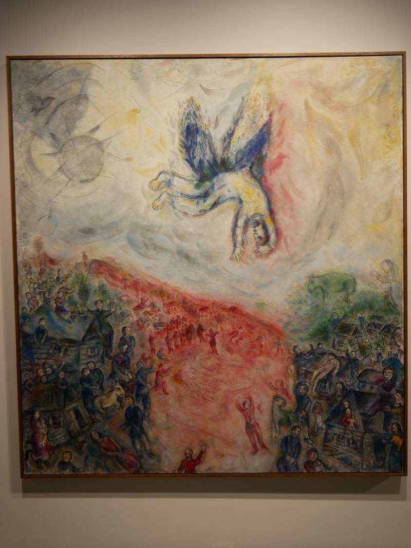 Marc Chagall: Pád Ikara, 1974-1977