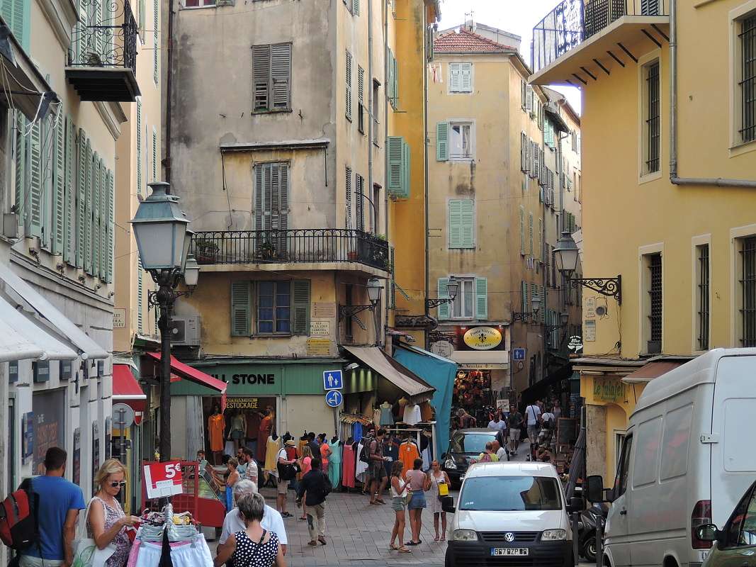 Dovidenia, uličky starého Nice