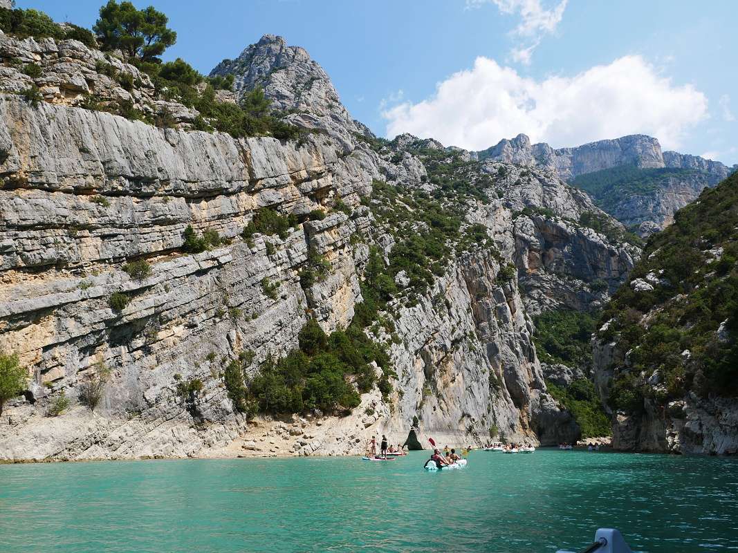 Verdon - na vodnom bicykli