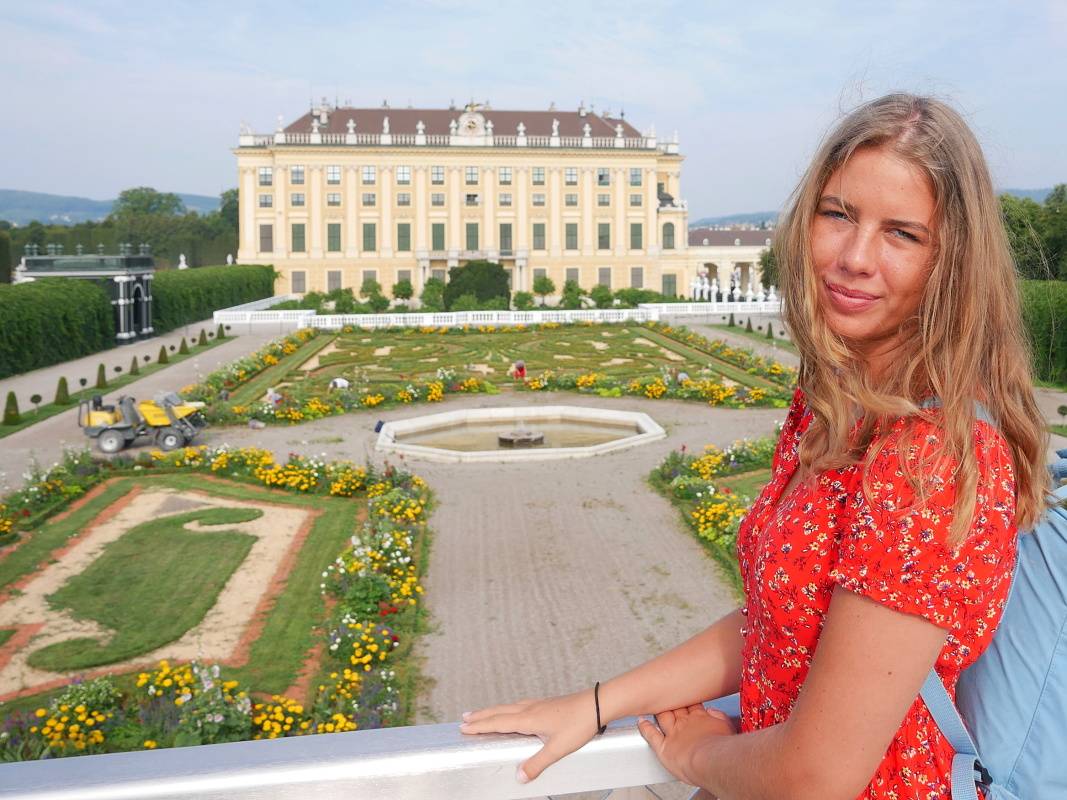 Záhrady korunného princa Rudolfa (Privy Garden) - Schönbrunn z boku