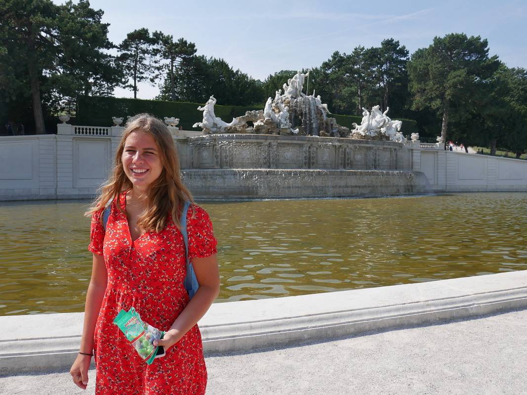 Zámok Schönbrunn - Neptúnova fontána