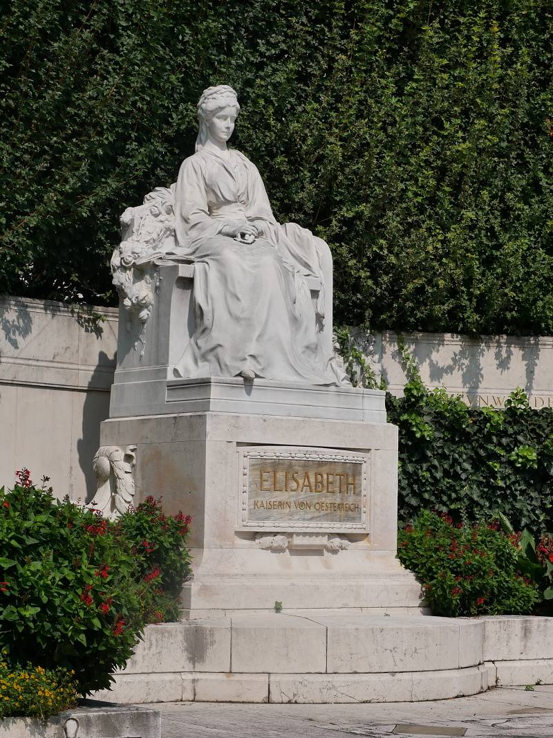 Volksgarten - pamätník cisárovnej Sissi, 1907