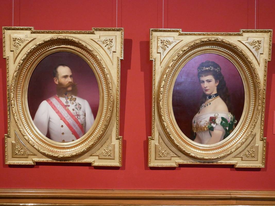 Georg Martin Ignaz Raab - Cisár František Jozef I, Cisárovná Elizabeth, 1874