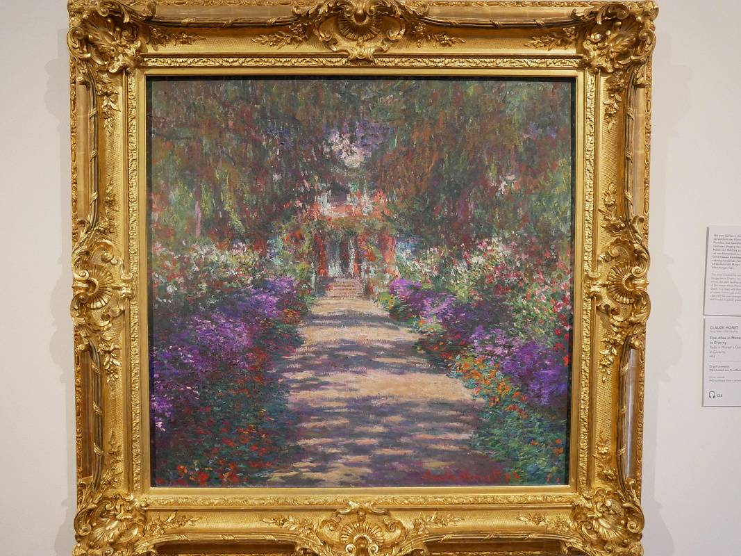 Claude Monet - Cesta v Monetovej záhrade v Giverny, 1902