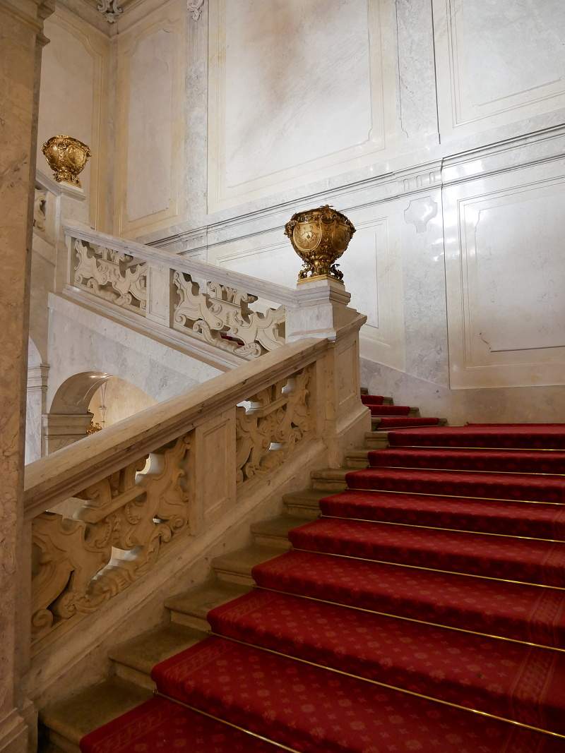 Hofburg, Cisárske schodisko vedúce k Sissi Múzeu
