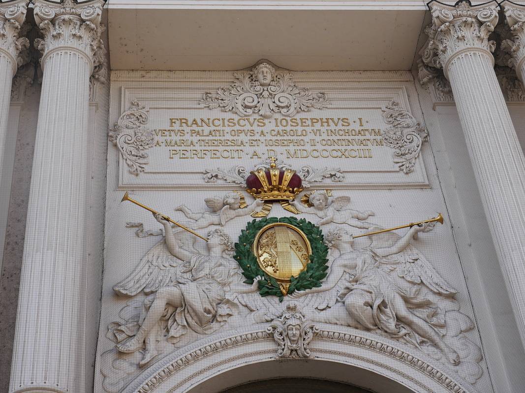 Hofburg, vstup, detail