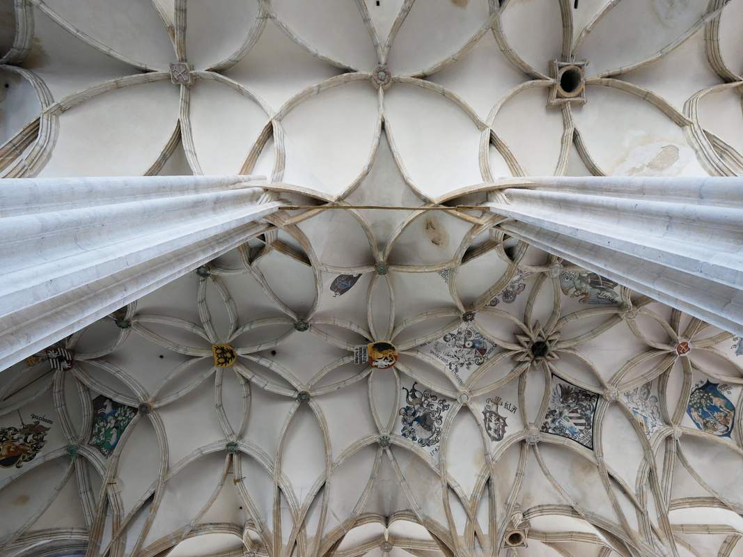 Chrám sv. Barbory - strop
