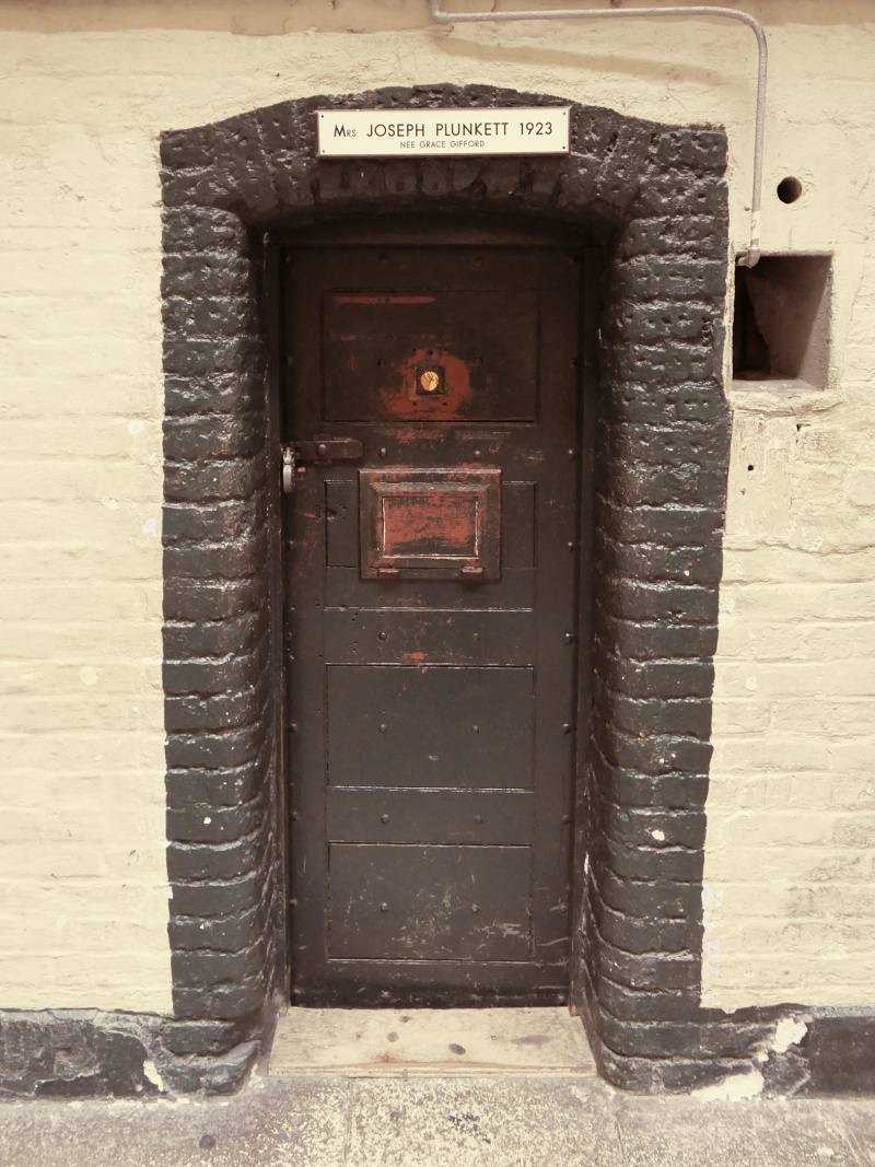 Kilmainham Gaol - východné krídlo, cela Josepha Plunketta, vodcu Veľkonočného povstania 1916