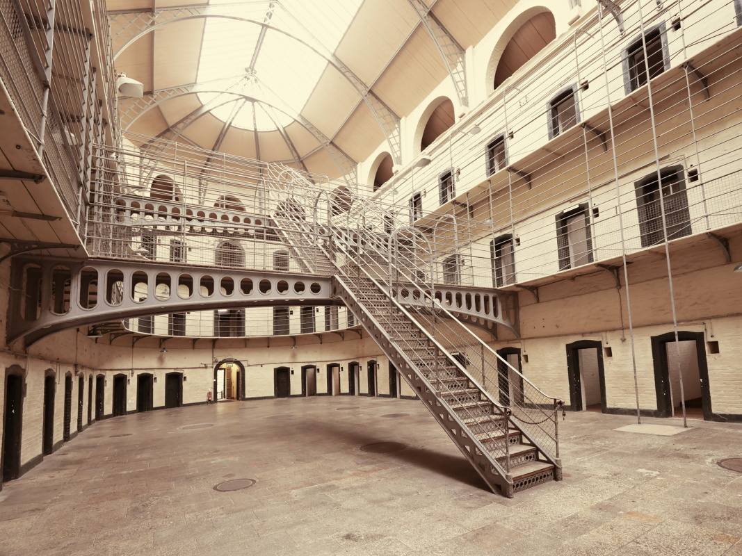 Kilmainham Gaol - východné krídlo z r. 1861