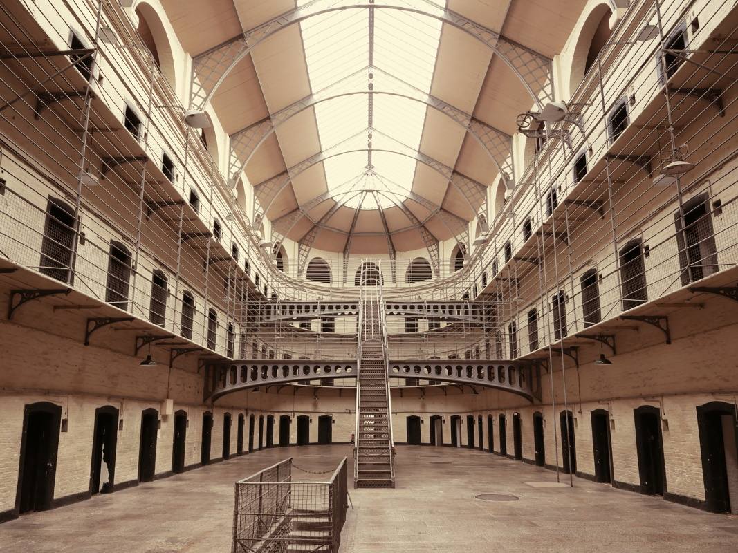 Kilmainham Gaol - východné krídlo z r. 1861