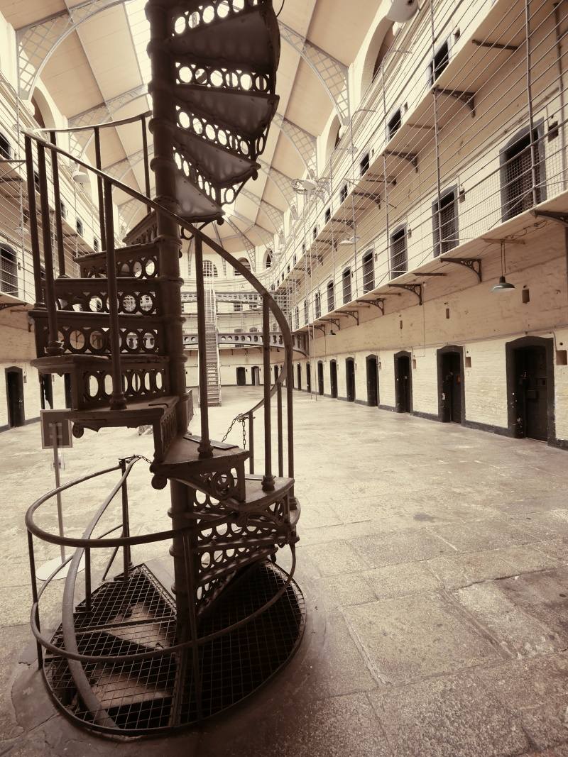 Kilmainham Gaol - východné krídlo z r. 1861