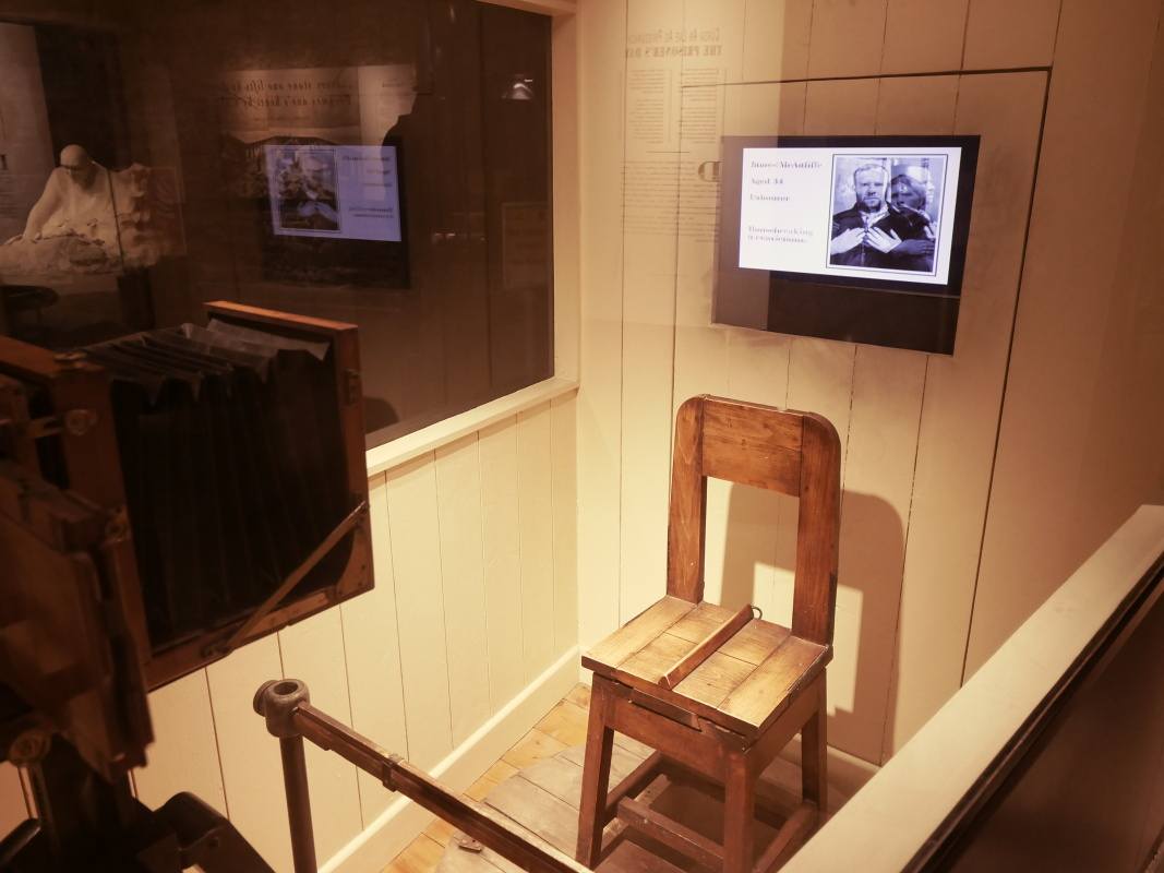 Kilmainham Gaol - expozícia - tak sa väzni fotili