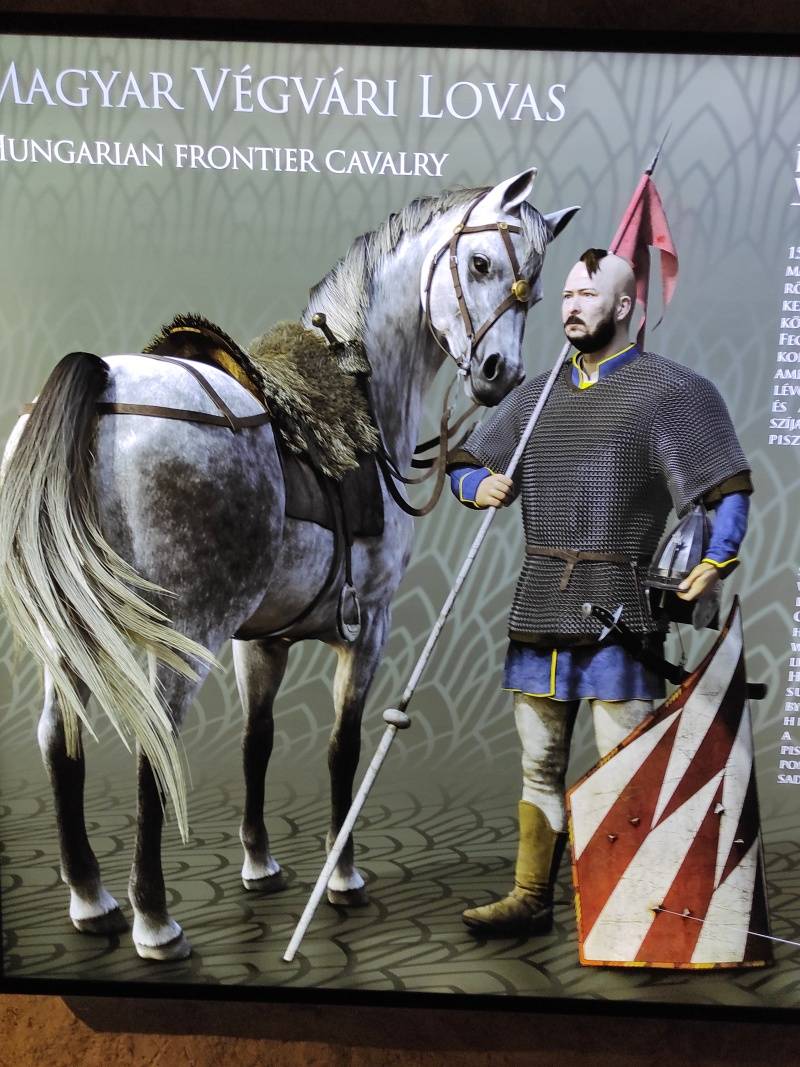 Egerský hrad - maďarská predná kavaléria