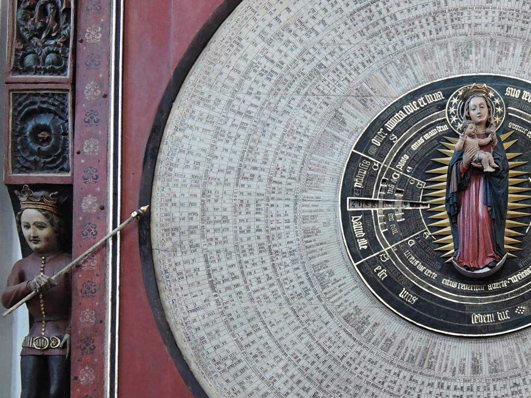 Mariánska Bazilika - detail orloja