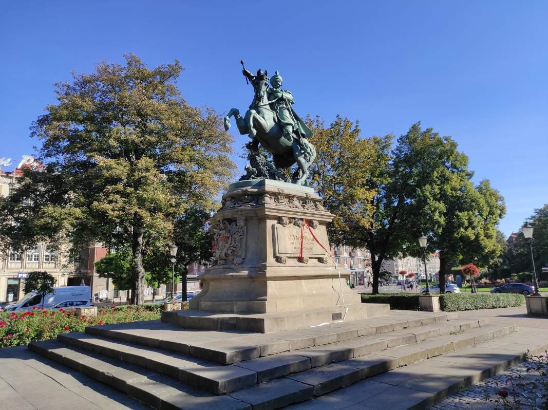 Gdaňsk - Pamätník kráľa Jána III. Sobieskeho