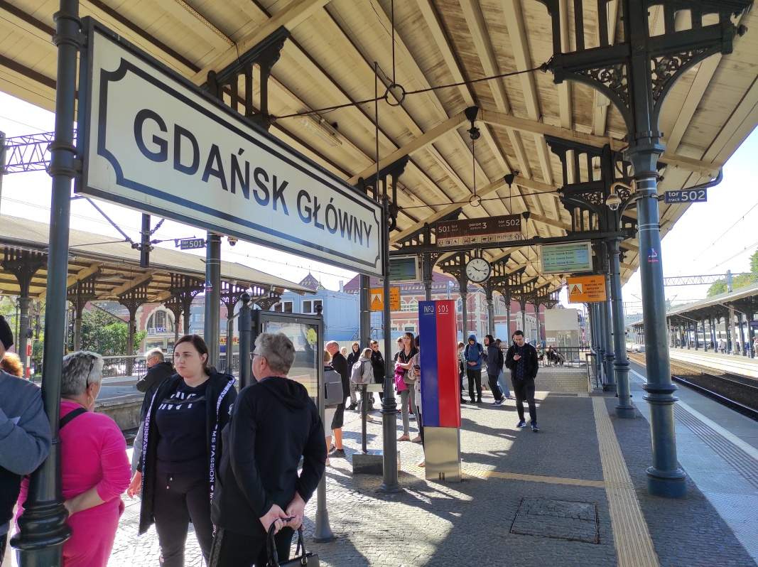 Gdaňsk - vlaková stanica
