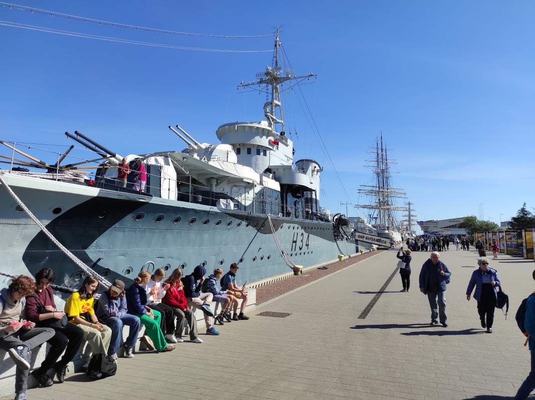 Gdynia - torpédoborec Blyskawica