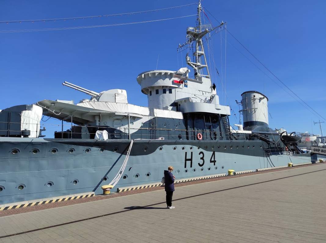 Gdynia - torpédoborec Blyskawica